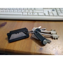 Byr Trapez Bıçaklı Anahtarlık Bıçağı (Plastik Aparattır!!!) 3D