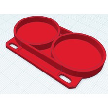 Byr Nikon Sportstar Ex 10X25 Dürbün Için Mercek Kapağı (Plastik Aparattır!!!) 3D