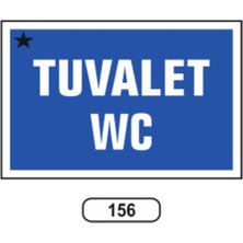 Tuvalet Wc Uyarı Ikaz Levhası