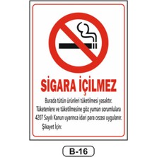 Tehlike Bu Noktadan Itibaren Sigara Içilmez Uyarı Ikaz Levhası