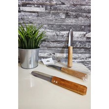 Ahşap Saplı Yerli Kabak. Patlıcan ve Sebze Oyacağı 1 Adet