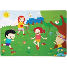 1276- Ilkbahar Ahşap Yer Puzzle
