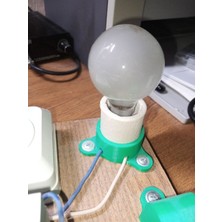 Byr Seramik Soket E14 Için Sabitleme (Plastik Aparattır!!!) 3D