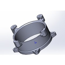 Byr LGA775 Radyatör Için 120 mm Soğutucu Için Bağlantı Elemanları (Plastik Aparattır!!!) 3D