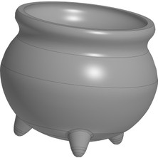 Byr Cadı Tenceresi (Plastik Aparattır!!!) 3D