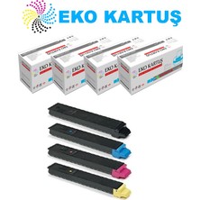 Kyocera TK-8315 Set 4 Renk  Muadil Toner