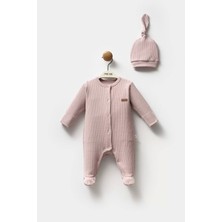 Moi Noi Şapkalı Tulum MNB1236 Mürdüm