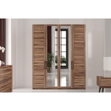 Rent Brown 4 Kapılı Gardırop