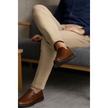 Growish GR0376 Hakiki Deri Hafif Poli Taban Rahat Günlük Ayak Sağlığına Uygun Erkek Ayakkabı