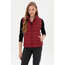 U.S. Polo Assn. Kadın Bordo Yelek 50311989-VR014