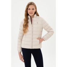 U.S. Polo Assn. Kadın Taş Renkli Günlük Mont 50312005-VR049 Düz Yaka ve Tek Cepli Tasarım