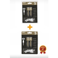 Washa 4 Adet AA Şarj Edilebilir Kalem Pil 3200 mAh 1.5V Yüksek Performanslı Pil Tipi Aa / 3200 Mwh