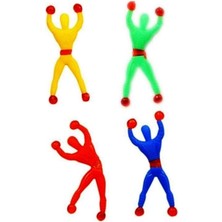 Yapışan ve Duvara Yapışan 4'lü Ninja'lar 9cm.