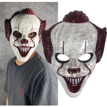 Plastik Joker Maskesi Killer Palyaço Maskesi (5224)