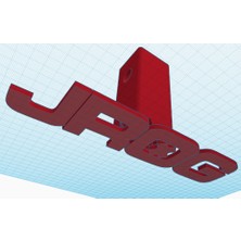 Byr Jrog Jeep Renegade Sahipleri Grup Hitch Cover (Plastik Aparattır!!!) 3D