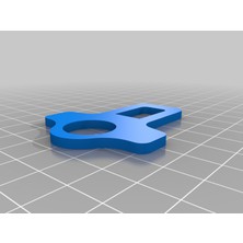 Byr Emniyet Kemeri Mandal - Emniyet Kemeri Tokası (Plastik Aparattır!!!) 3D