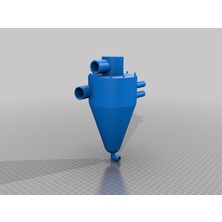 Byr Hava Yağı Ayırıcı - Aos - Subaru - Santrifüj Tasarım (Plastik Aparattır!!!) 3D