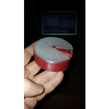 Byr Mandal Kilitli Kapaklı Hap Kutusu - Yuvarlayıcı (Sadece Plastik Aparattır!!!) 3D