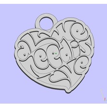 Byr The Beatles Tek Ihtiyacımız Aşk 2 Anahtarlık (Plastik Aparattır!!!) 3D