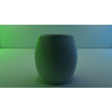 Byr Yuvarlak Spiral Vazo (Sadece Plastik Aparattır!!!) 3D