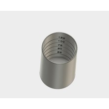 Byr Küçük Ölçü Kabı 125ML (Sadece Plastik Aparattır!!!) 3D