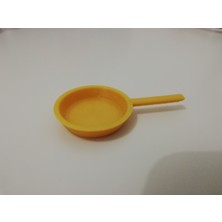 Byr Bebek Evi Kızartma Tavası - Çocuklar Için Yemek Pişirme ve Mutfak Oyuncakları/minyatürleri (Plastik Aparattır!!!) 3D
