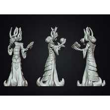 Byr Dnd Minyatür Illithid Mindflayer Canavarı Yeniden Yapımı (Plastik Aparattır!!!) 3D