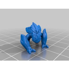 Byr Orman Paletli (28 mm Dnd Minyatür) (Plastik Aparattır!!!) 3D