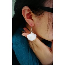 Byr Deniz Kabuğu Küpe Kolye (Ipek Filaman) (Plastik Aparattır!!!) 3D