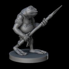 Byr Bullywug - Dnd 28MM Minyatür (Plastik Aparattır!!!) 3D
