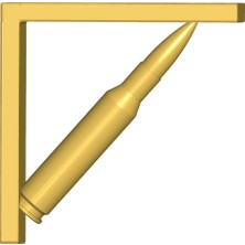 Byr Mermi Raf Braketi (Nükleer Bant Montajı) (Sadece Plastik Aparattır!!!) 3D