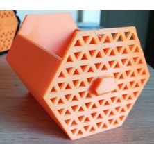 Byr Hıve - Ön Kısmı Fileli Altıgen Çekmece (Sadece Plastik Aparattır!!!) 3D