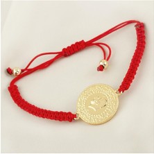 Yarım Altın Örgülü Bileklik