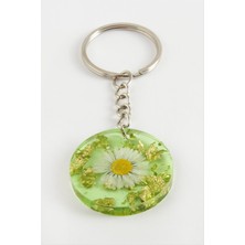 Papatya Epoksi Anahtarlık