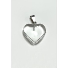 Kuvars Kalpli Doğaltaş Kolye Ucu