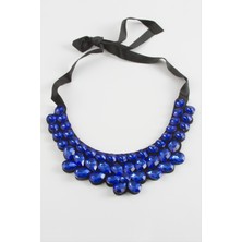 Papatya Taşlı Yaka Kolye