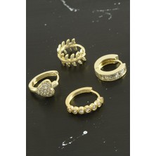 Tragus Zirkon Taşlı Halka Piercing 1 Adet