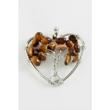 Kaplangözü Kalp Doğaltaş Kolye Ucu