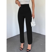 Nidam Butik Zra Pileli Havuç Pantolon -Siyah