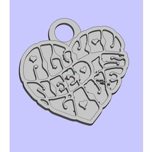 Byr The Beatles'ın Ihtiyacı Olan Tek Şey Aşk Anahtarlığı (Plastik Aparattır!!!) 3D