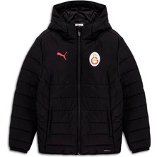 Puma Galatasaray Genç Mont Erkek Çocuk İçin Geri Dönüştürülmüş Materyal Standart Kesim Siyah