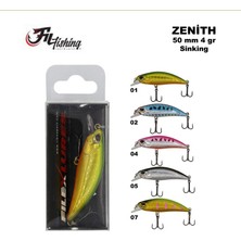 Filex Lures Zenith Sinking Maket Balık 50 mm 4 gr