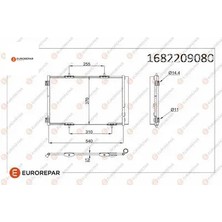 Erp Klima Radyatörü 207 208 308 2008 C3 Ds3 1.6hdi