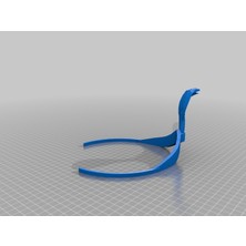 Byr Firavun Kobra Tacı (Sadece Plastik Aparattır!!!) 3D