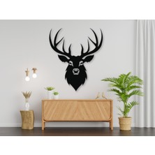 Byr Geyik 2d Duvar Heykeli (Sadece Plastik Aparattır!!!) 3D