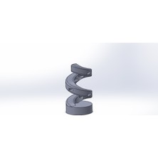 Byr Spiral USB Tutucu (Sadece Plastik Aparattır!!!) 3D