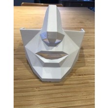Byr Düşük Poli Yarım Yüz Maskesi (Sadece Plastik Aparattır!!!) 3D