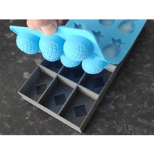 Byr Silikon Buz Küpü Kalıp Tutucu (Sadece Plastik Aparattır!!!) 3D