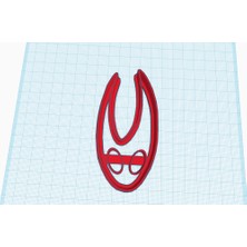 Byr Hollow Knıght Hornet Kurabiye Kesici (Sadece Plastik Aparattır!!!) 3D