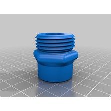 Byr Musluk Havalandırıcı Adaptörü - Bahçe Hortumu - 55/64-27TPI X5/8-11,5tpi (Sadece Plastik Aparattır!!!) 3D